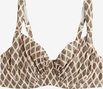 Next T-Shirt Bikinitoppi värissä beige: etupuoli