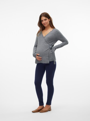Skinny Leggings 'MLAlanis' di MAMALICIOUS in blu