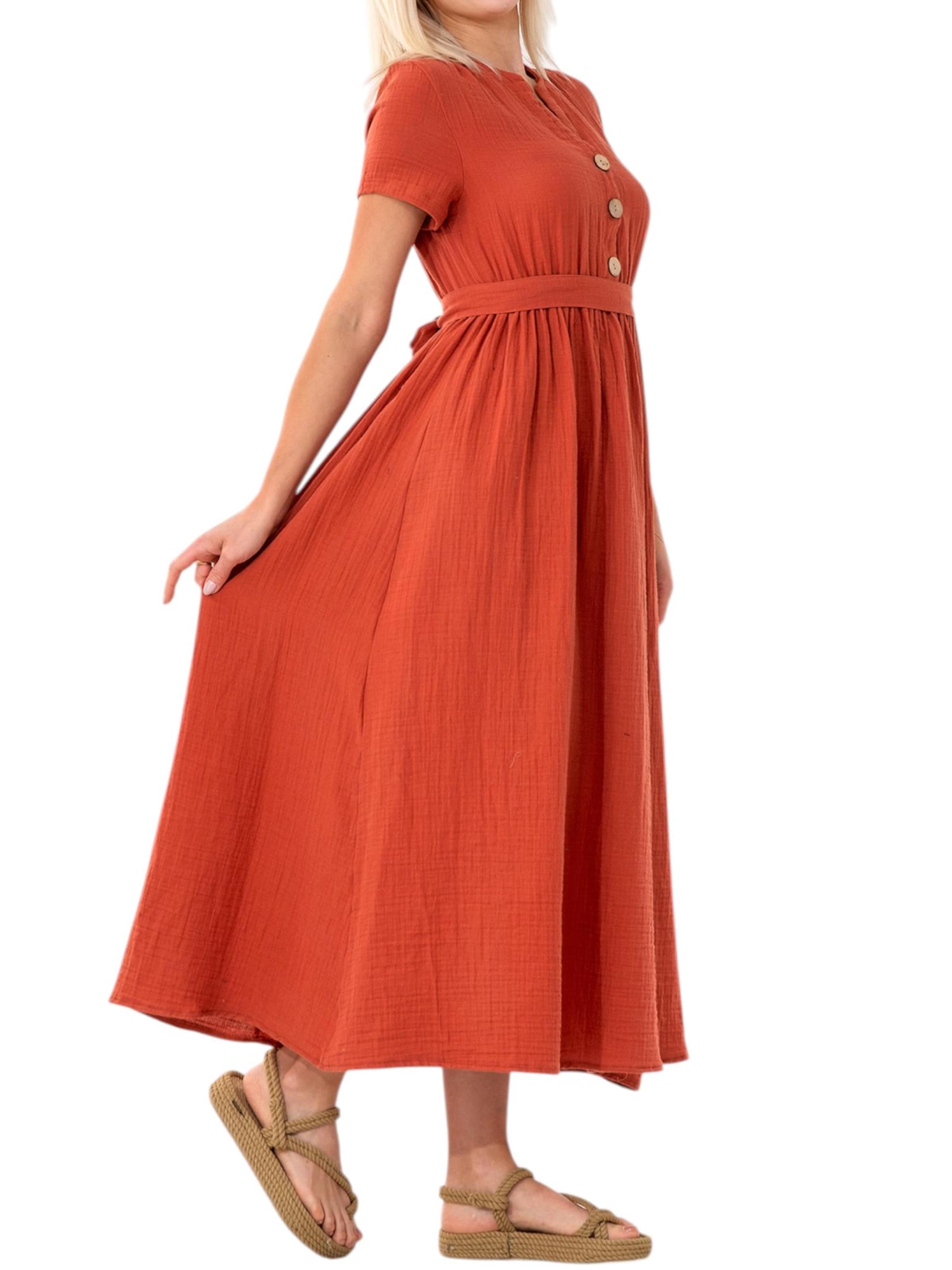 Robe d’été 'MIRA' WENOR en rouge