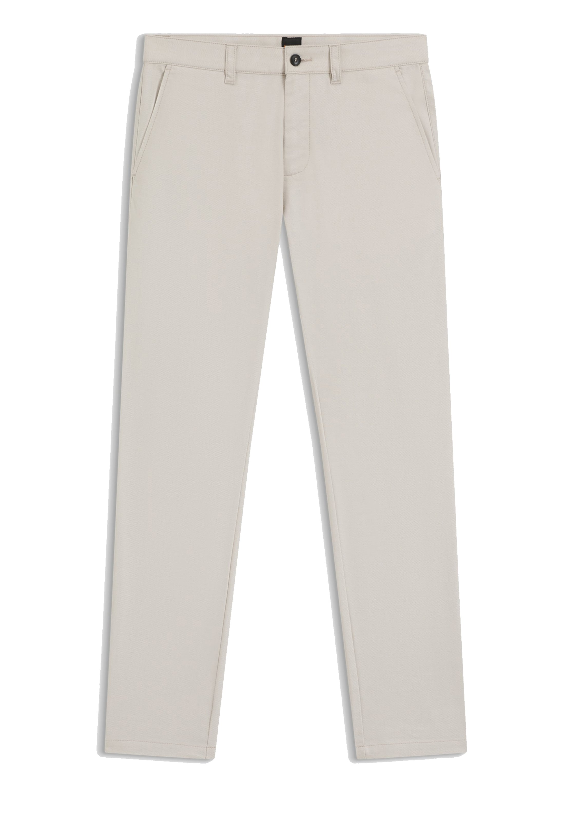 BOSS Slim fit Chino Pants 'Twill' in Grey: front