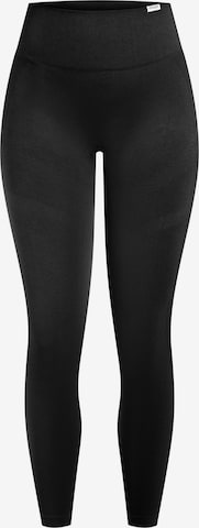Leggings Smilodox en noir : devant