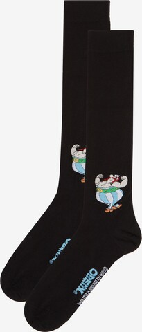 INTIMISSIMI Socks 'ASTERIX' in Black: front