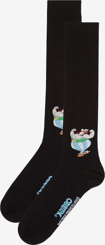 INTIMISSIMI Socks 'ASTERIX' in Black: front