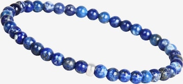Massi Morino Perlenarmband Natursteine Lapislazuli, 15 cm in Blau: Vorderseite