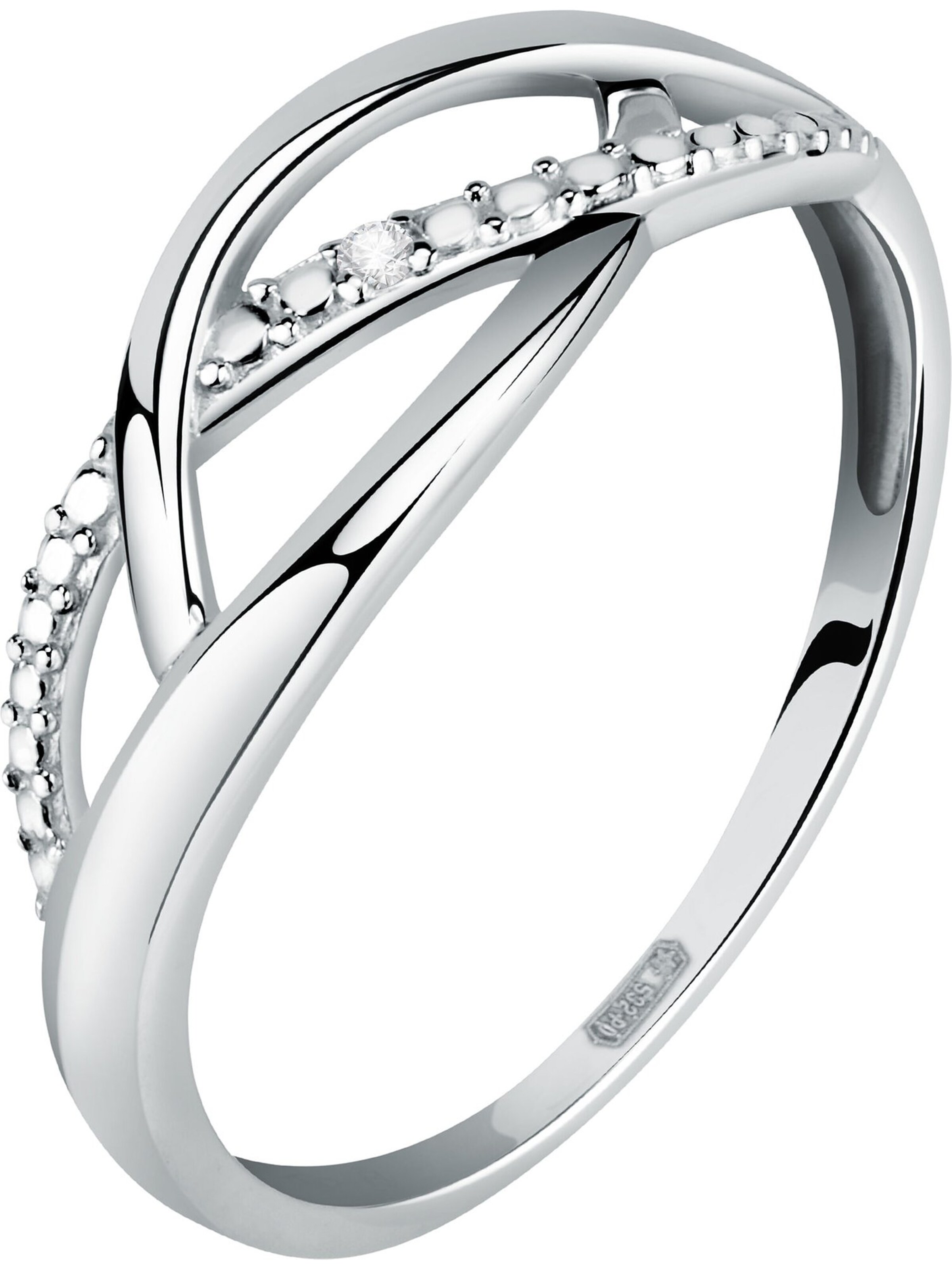 CHRIST Ring in Silber: Vorderseite