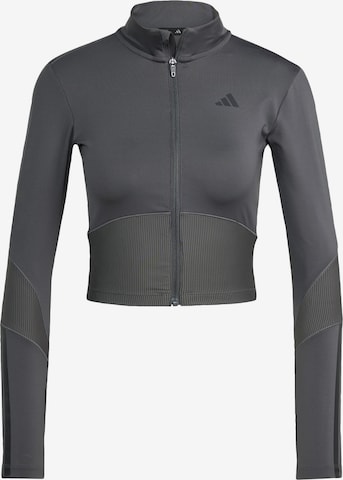 Vestes d’entraînement 'Hyperglam' ADIDAS PERFORMANCE en gris : devant