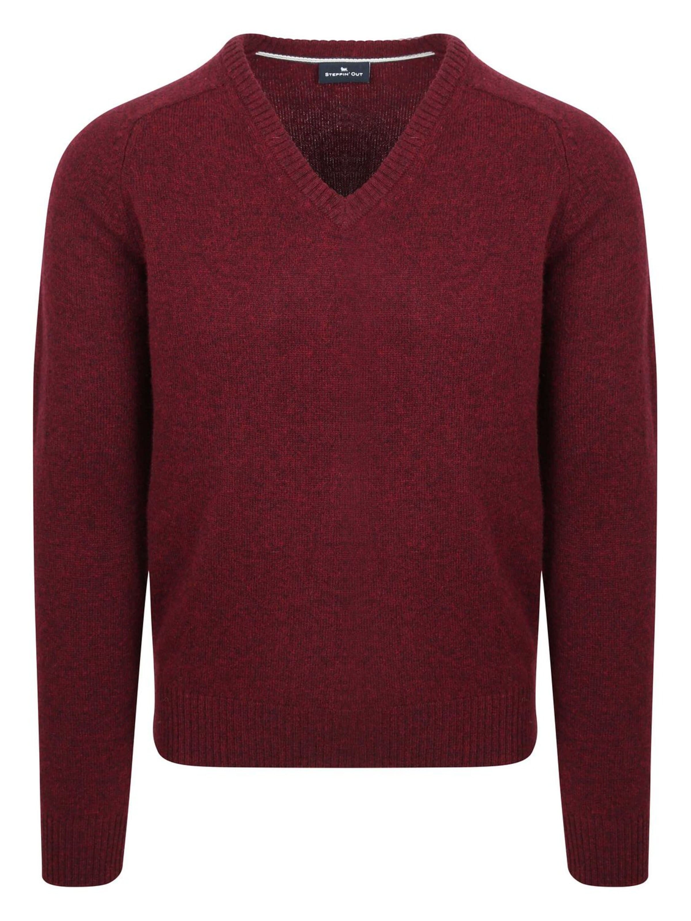 Steppin' out Trui in Rood: voorkant