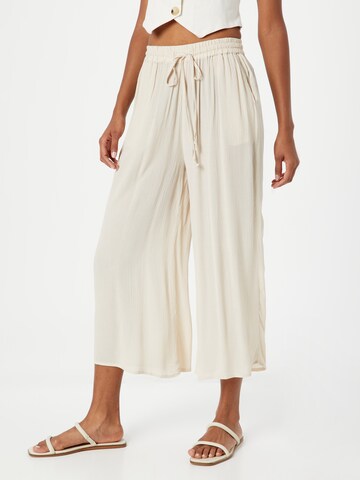 Wide Leg Pantalon 'Antonia' ZABAIONE en beige : devant