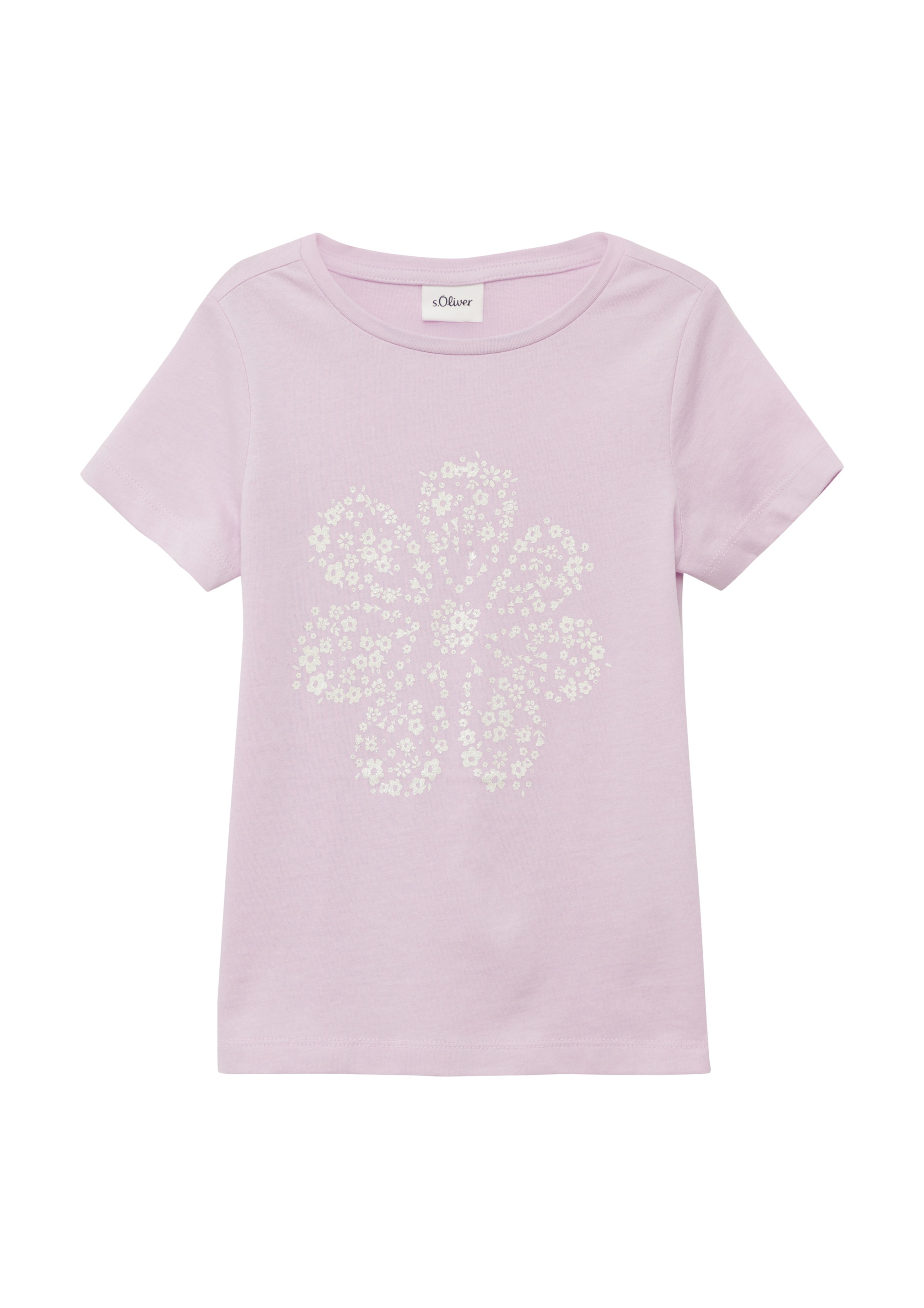 s.Oliver Shirt in lavendel / silber, Produktansicht