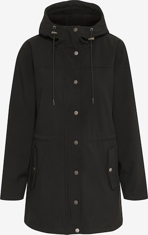 Kaffe Between-Seasons Parka in Black: front