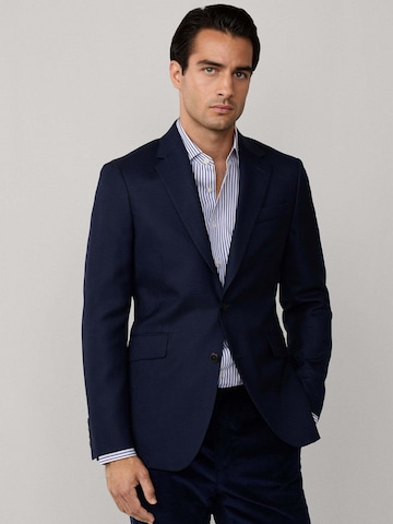 Coupe slim Veste de costume Hackett London en bleu : devant