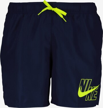 Shorts de bain Nike Swim en bleu : devant