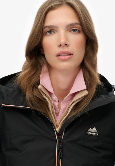 Superdry Veste mi-saison en noir, Vue avec produit