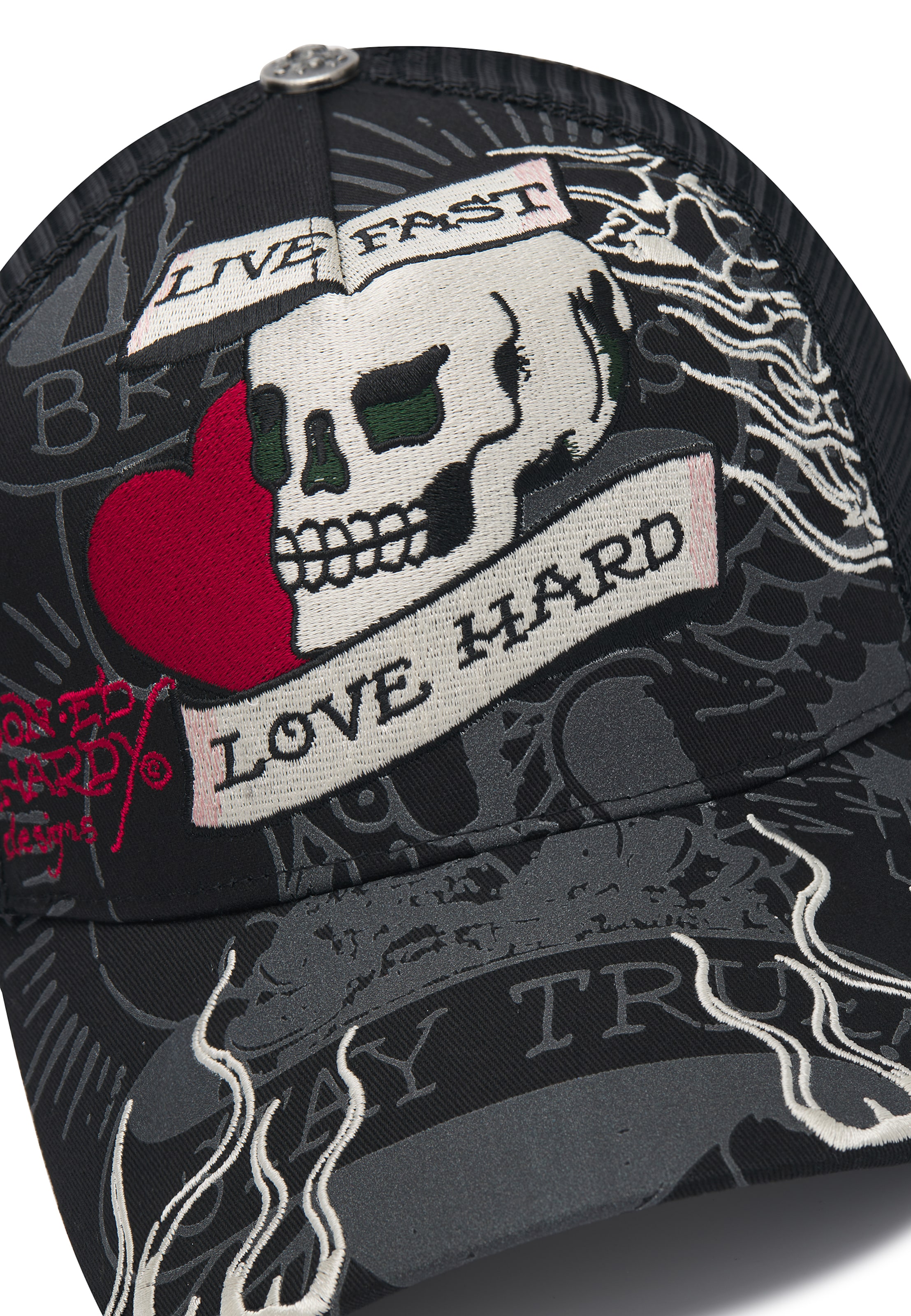 Ed Hardy Cap in Black