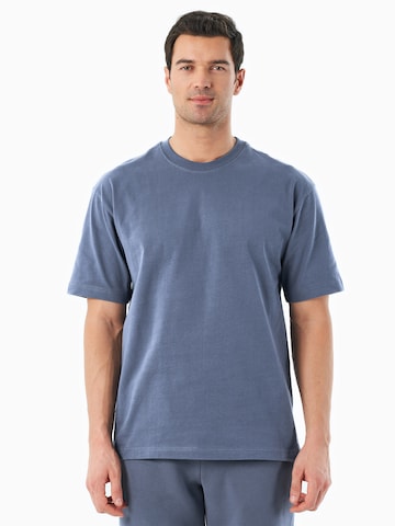 Organication T-Shirt in Blau: Vorderseite