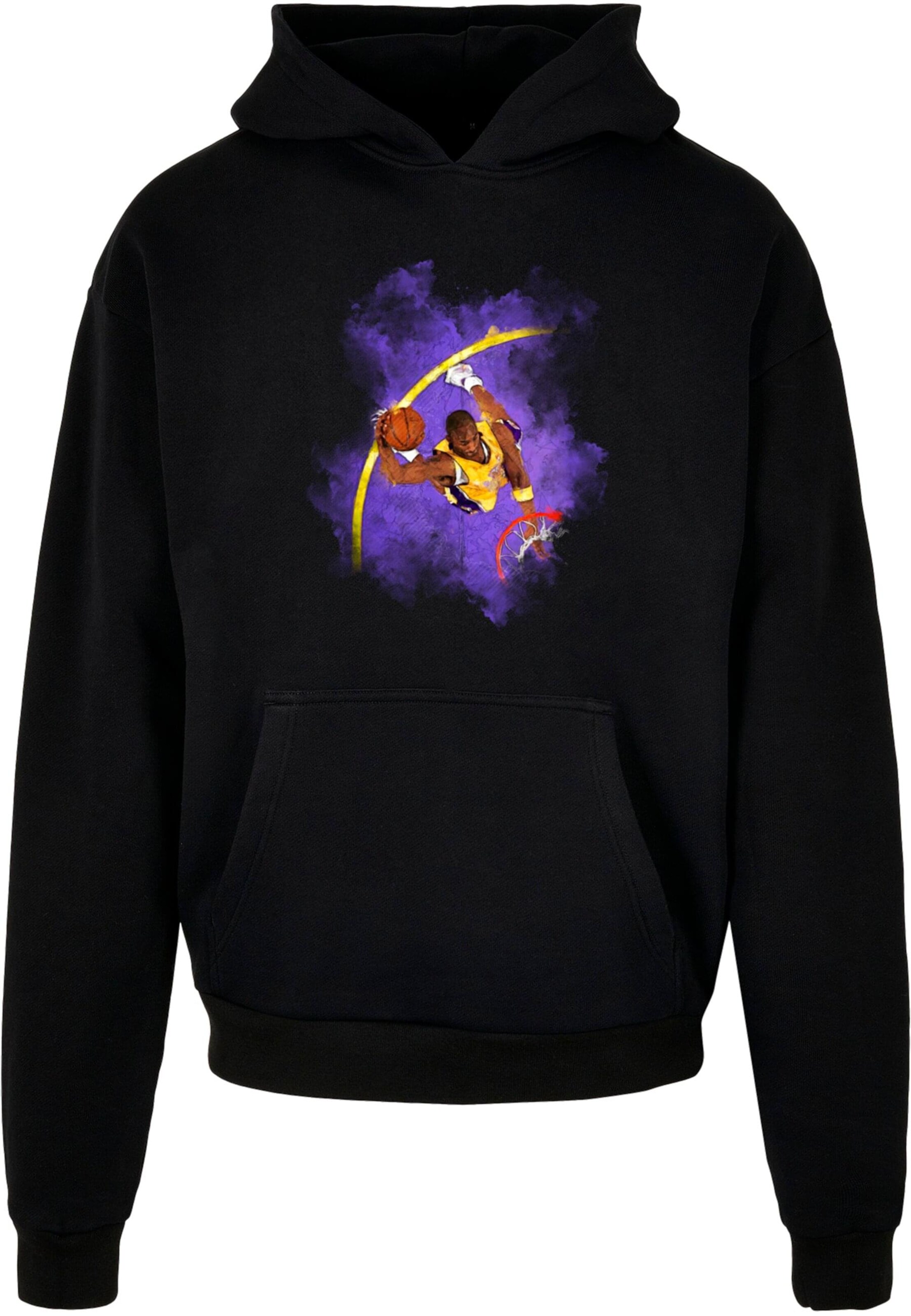 Sweat-shirt MT Upscale en noir : devant