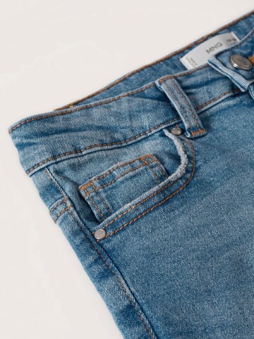 Slimfit Jeans 'John' de la MANGO KIDS pe albastru