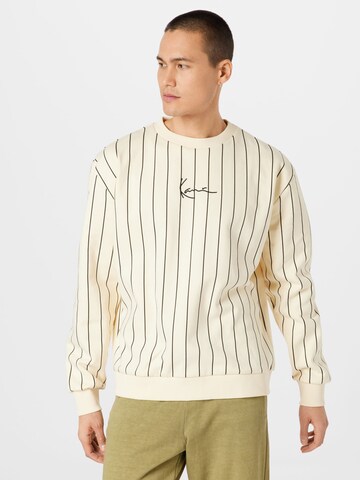 Karl Kani Sweatshirt in Beige: front