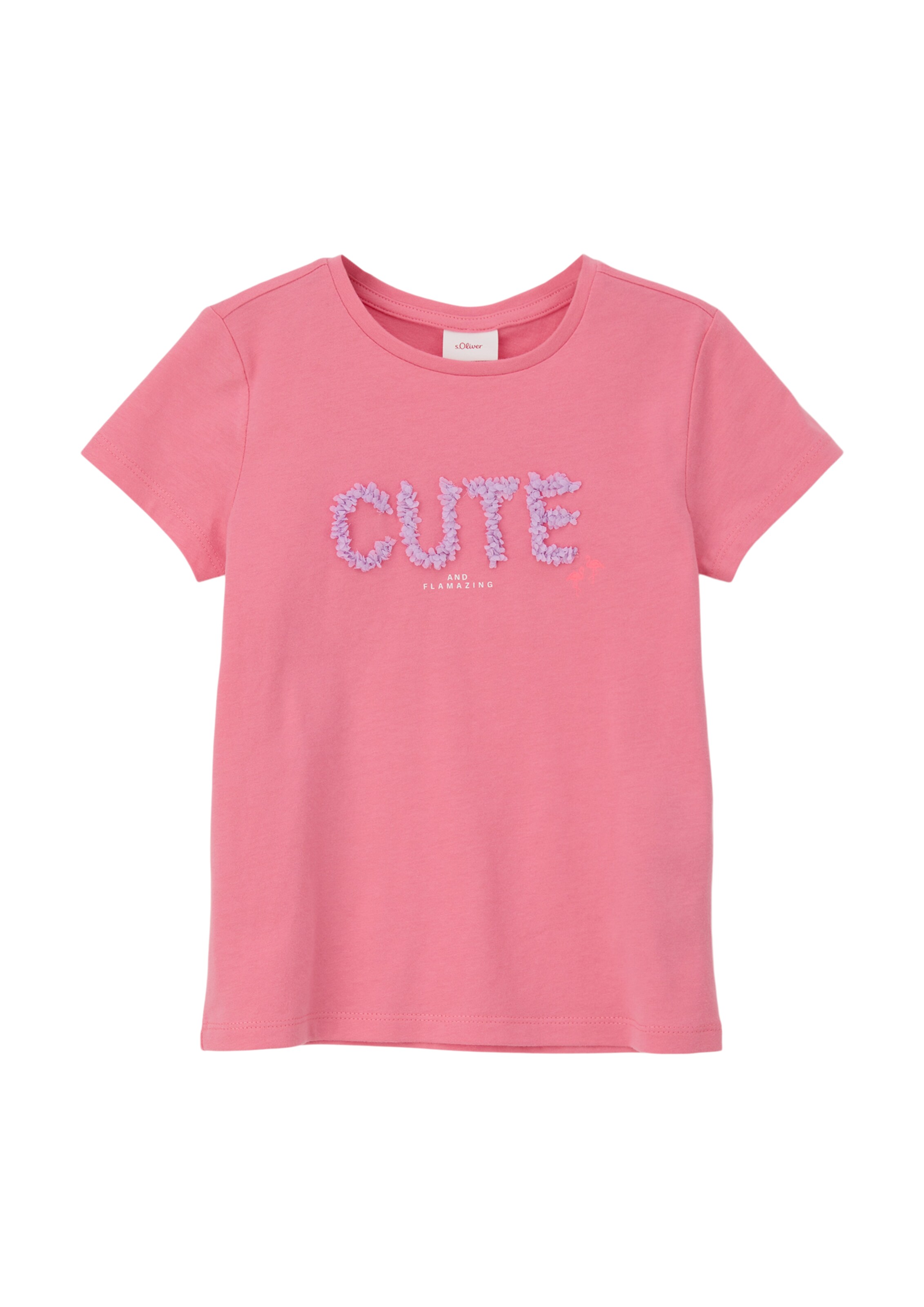 T-Shirt s.Oliver en rose : devant