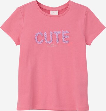 T-Shirt s.Oliver en rose : devant