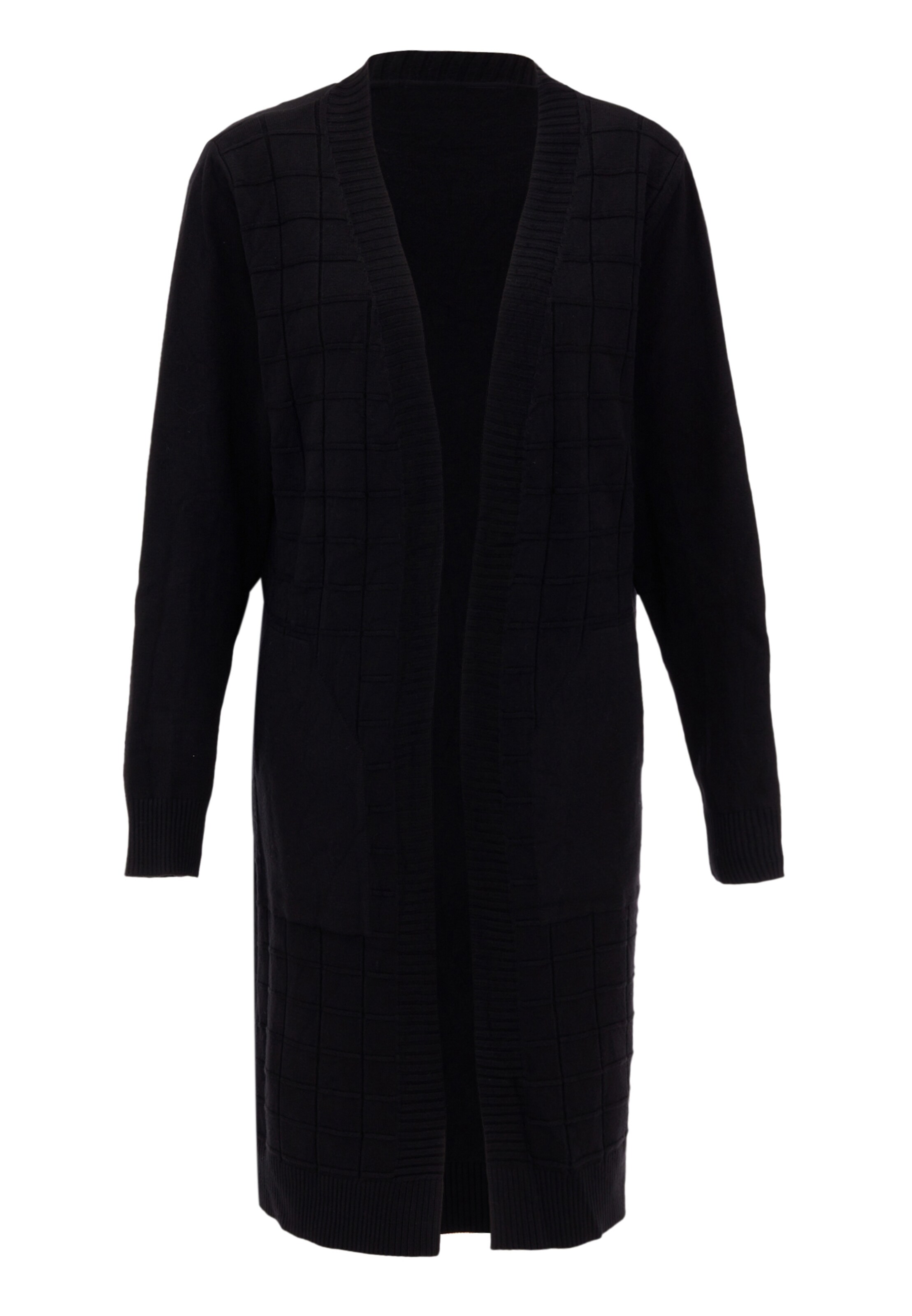 Sidona - Casaco de malha em preto: frente