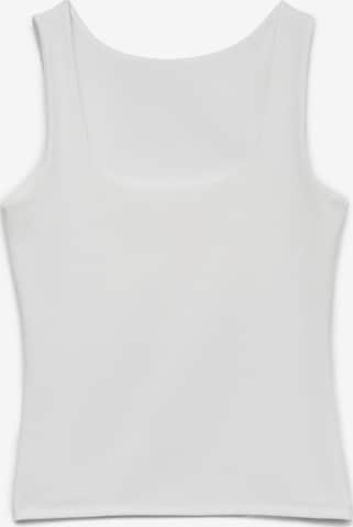 VERO MODA Top w kolorze biały: przód