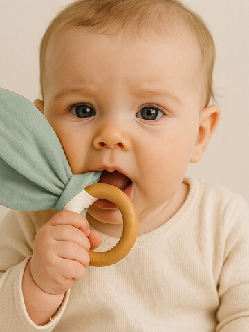 PAPATE - Joyería 'Teething' en verde: frente