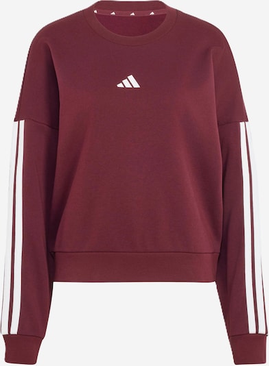 ADIDAS SPORTSWEAR Sportsweatshirt in L in weinrot / weiß, Produktansicht
