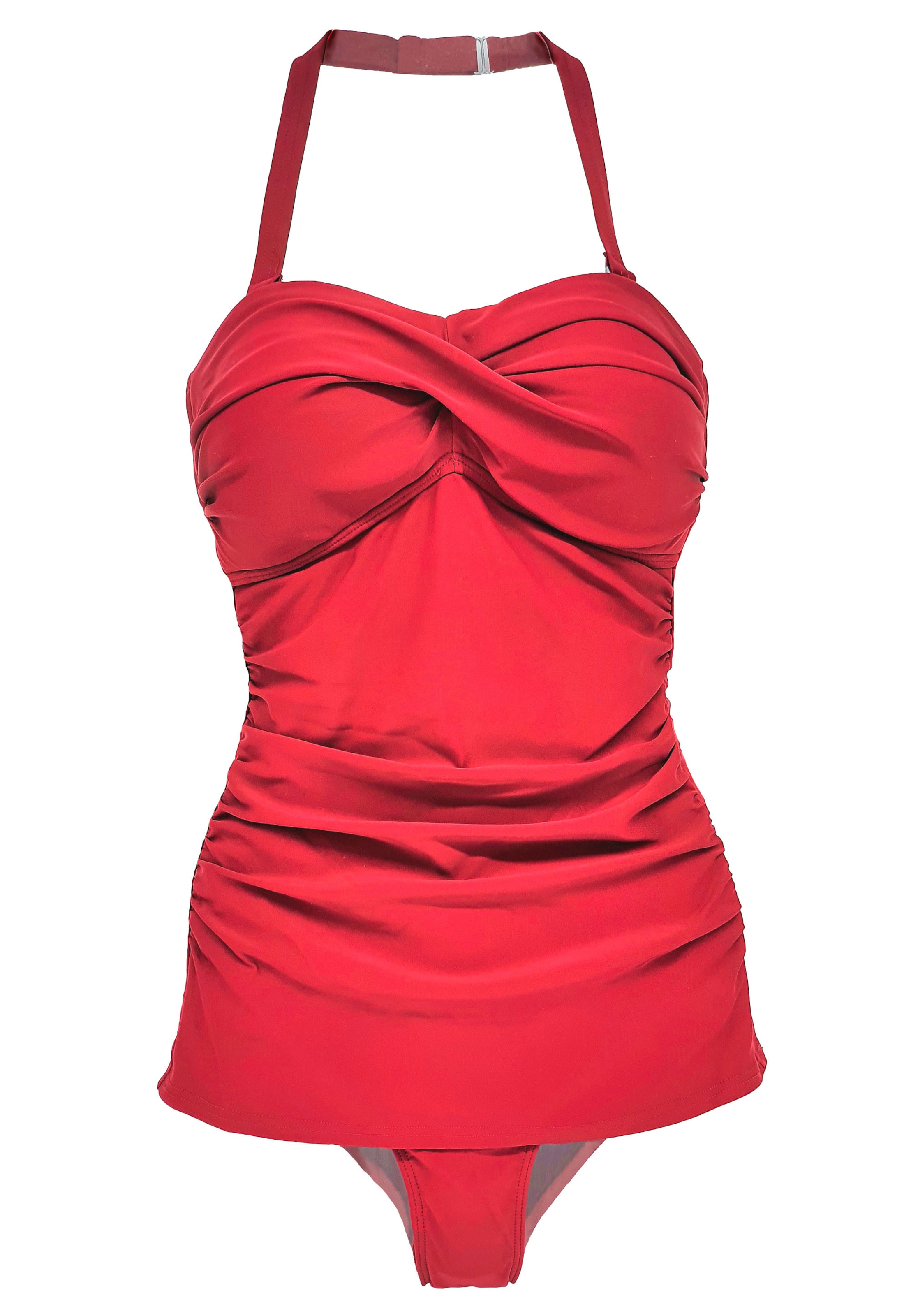 BECO the world of aquasports Badeanzug 'Sailors Romance' in Rot: Vorderseite