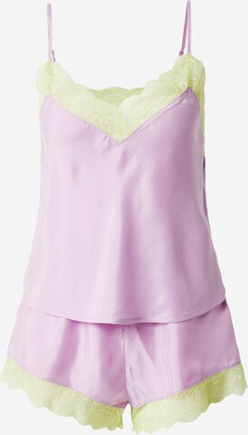 Dora Larsen Short Pajama Set 'GIGI' in Purple: front