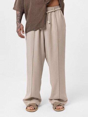 Loosefit Pantalon Dandalo en beige : devant