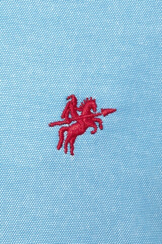 DENIM CULTURE Slim fit Skjorta 'BRADLEY' i blå