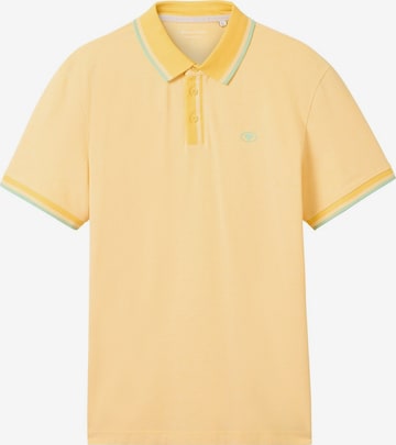 T-Shirt TOM TAILOR en jaune : devant