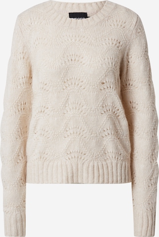 PIECES Sweater 'Bibbi' in White: front