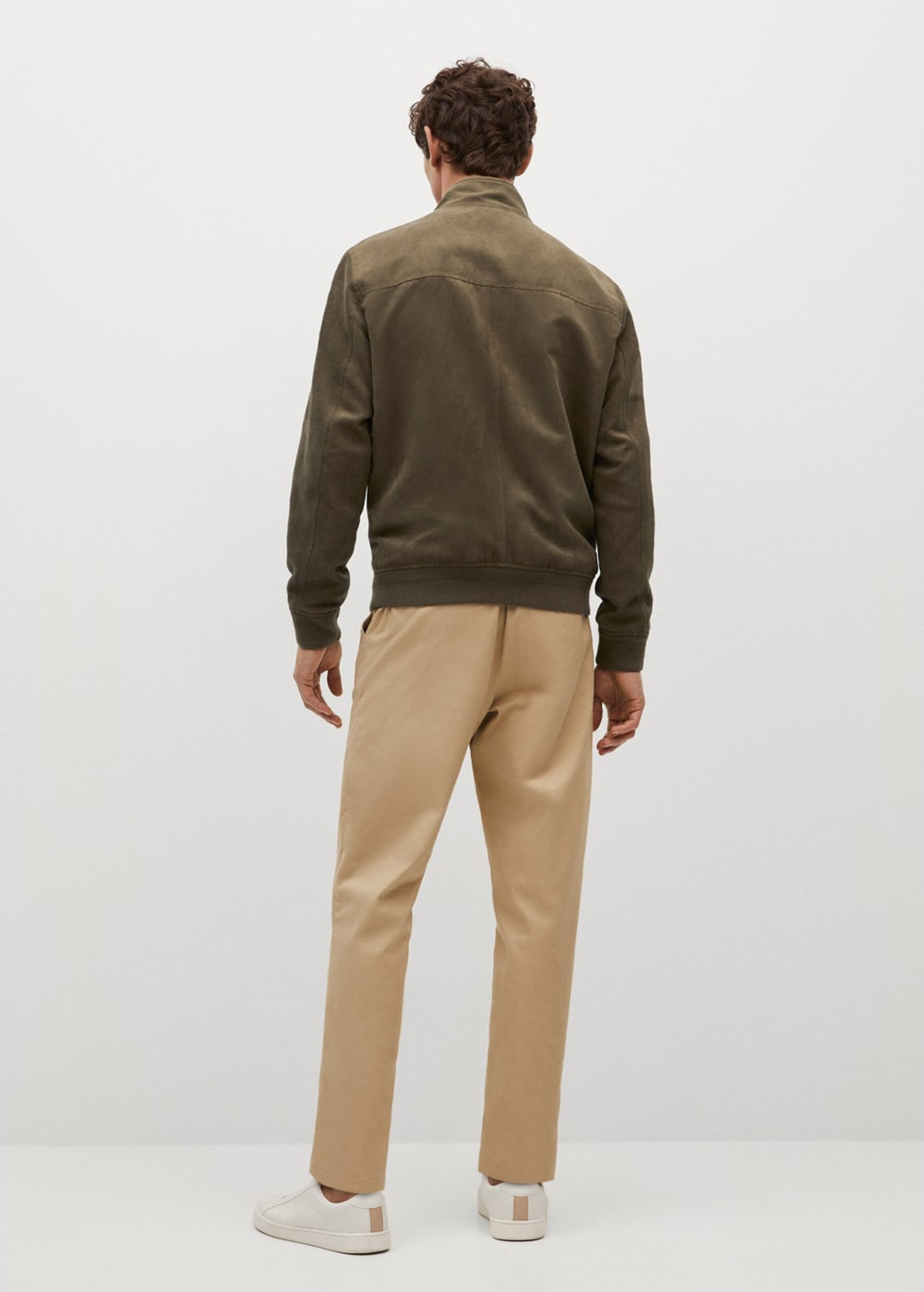 Männer Jacken MANGO MAN Jacke 'Siena' in Oliv - YF00038 Männer Jacken MANGO MAN Jacke 'Siena' in Oliv - YF00038