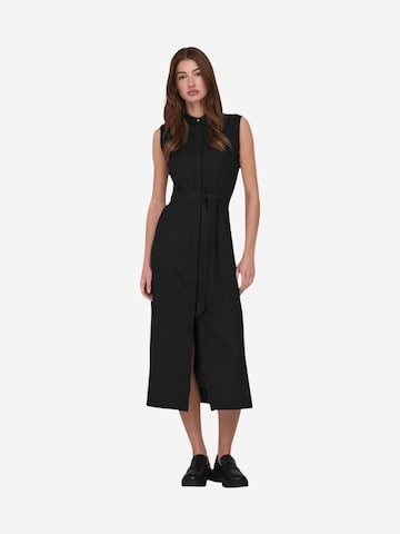 Abito 'Onlgoa Sl Linen Bl Shirt Dress Cc Pnt 15363697' di ONLY in nero: frontale