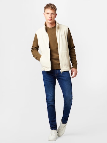 Gilet 'Vinny' NN07 en beige