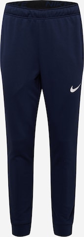 NIKE Sportbroek in Blauw: voorkant