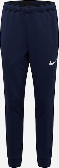 NIKE Sporthose in dunkelblau / weiß, Produktansicht