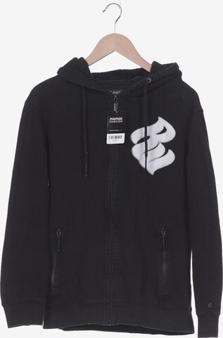 ROCAWEAR Sweatshirt & Zip-Up Hoodie in L in Black: front