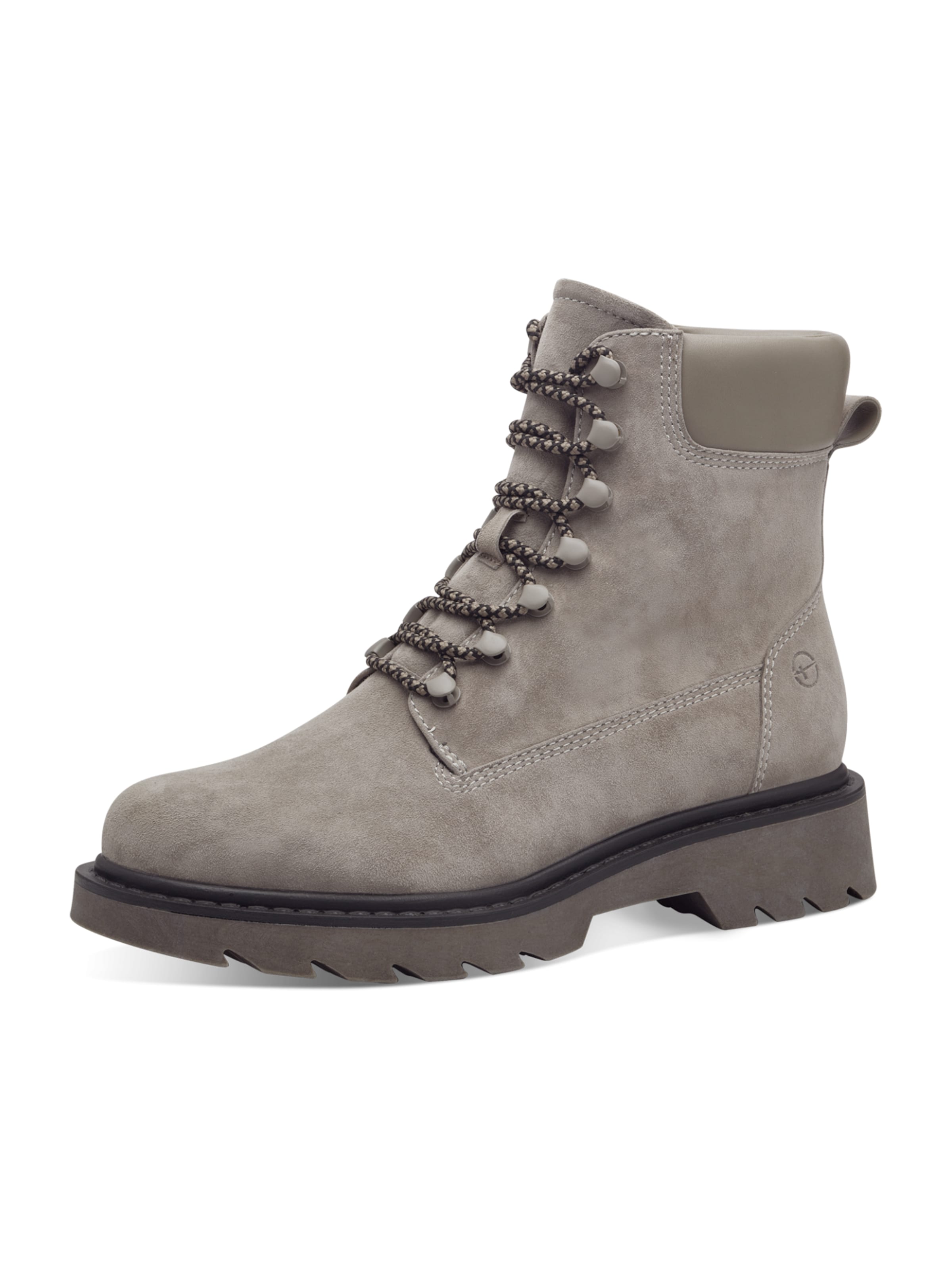 Tamaris Lace-up bootie in Grey: front