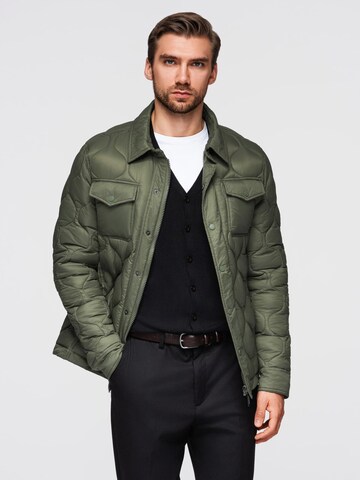 Veste mi-saison Ombre en vert : devant