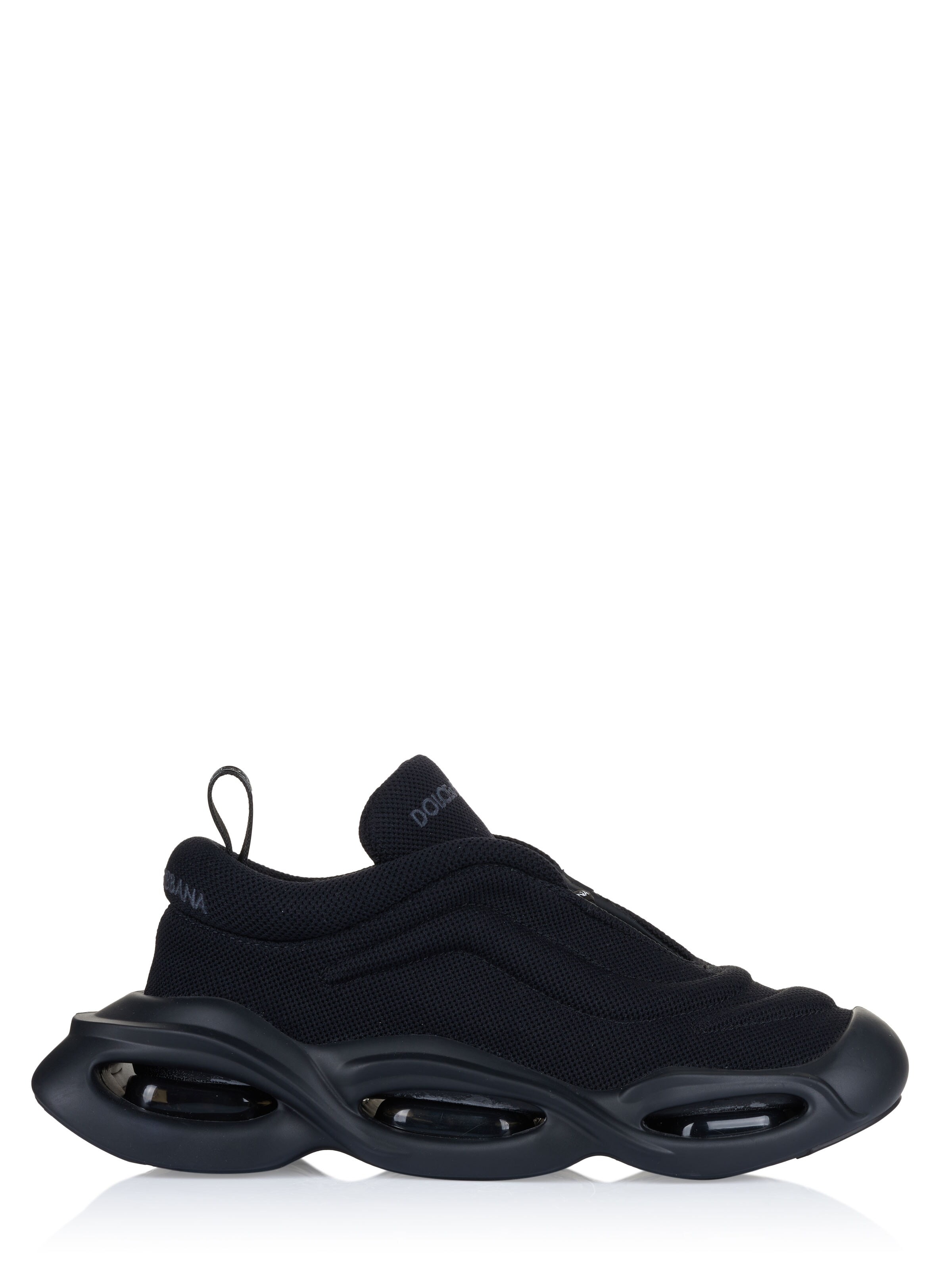 Baskets basses 'Dolce & Gabbana Schuhe' DOLCE & GABBANA en noir : devant