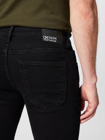 TOM TAILOR DENIM Regular Jeans 'Piers' in Schwarz