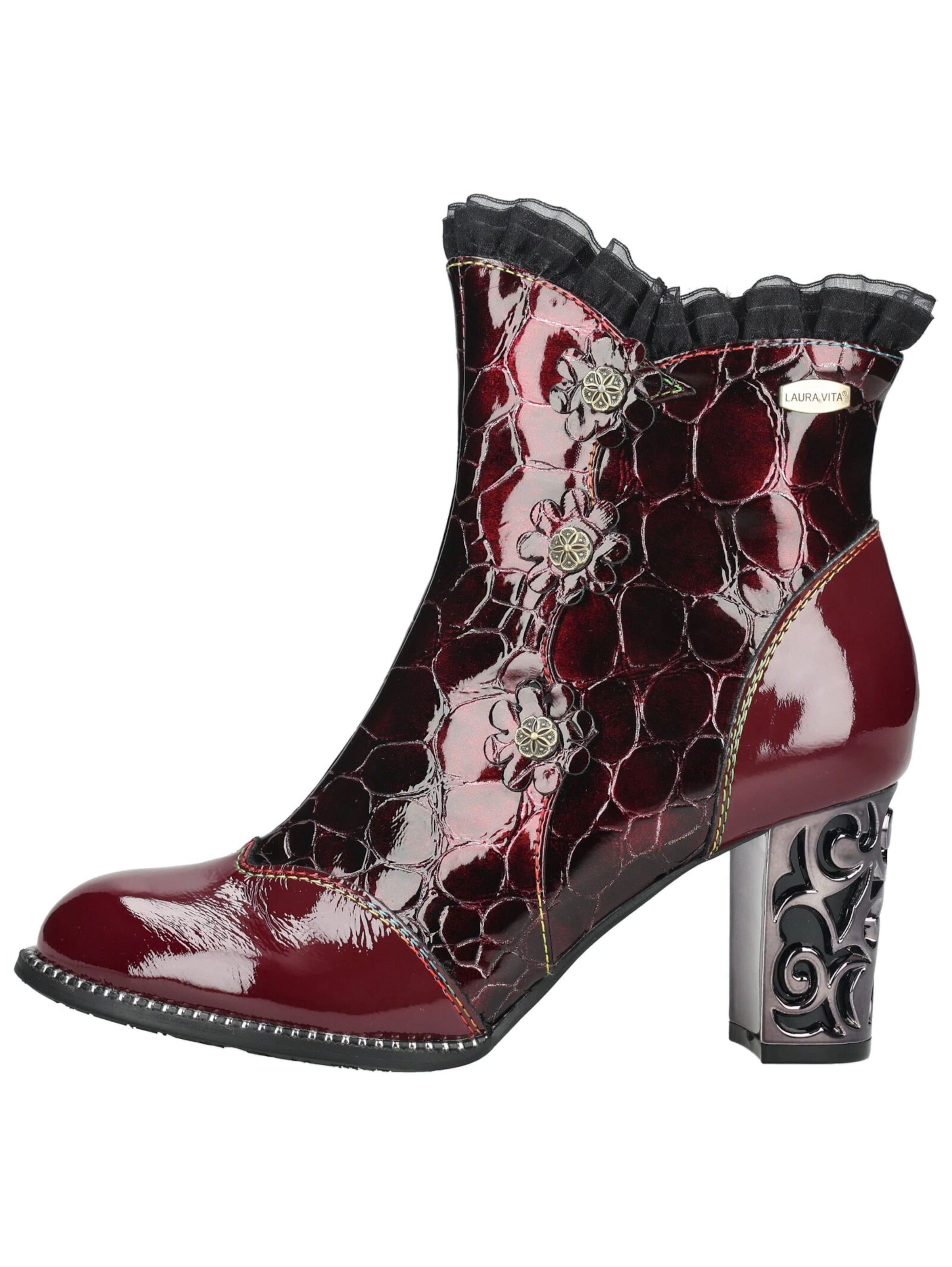 Bottines Laura Vita en rouge