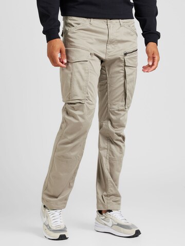 Effilé Pantalon cargo G-STAR en gris : devant