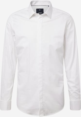 JOOP! Slim fit Button Up Shirt 'Pitu' in White: front