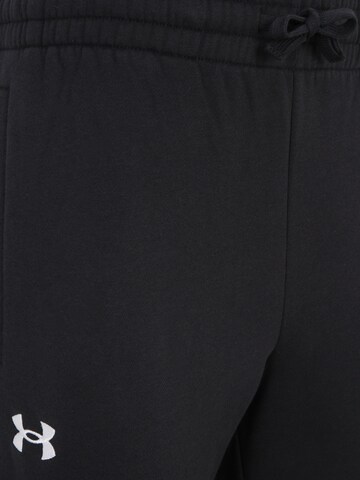 UNDER ARMOURTapered Sportske hlače 'Rival' - crna boja