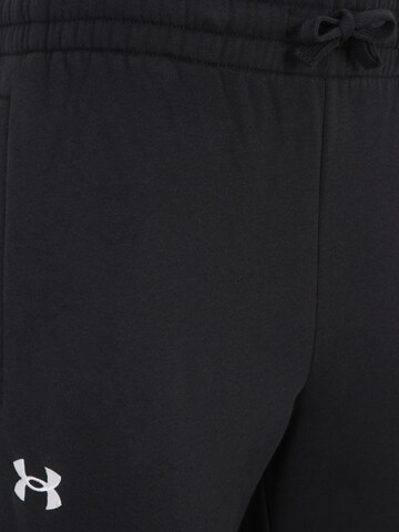 UNDER ARMOUR - Tapered Calças de desporto 'Rival' em preto