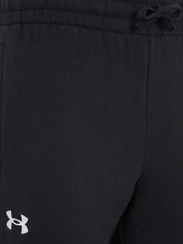 Effilé Pantalon de sport 'Rival' UNDER ARMOUR en noir